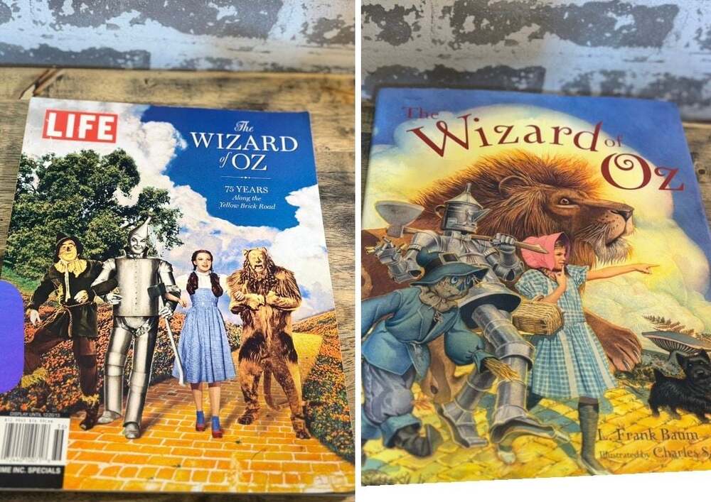 The Wizard of Oz Hardcover Book & Life Magazinev75years of Oz